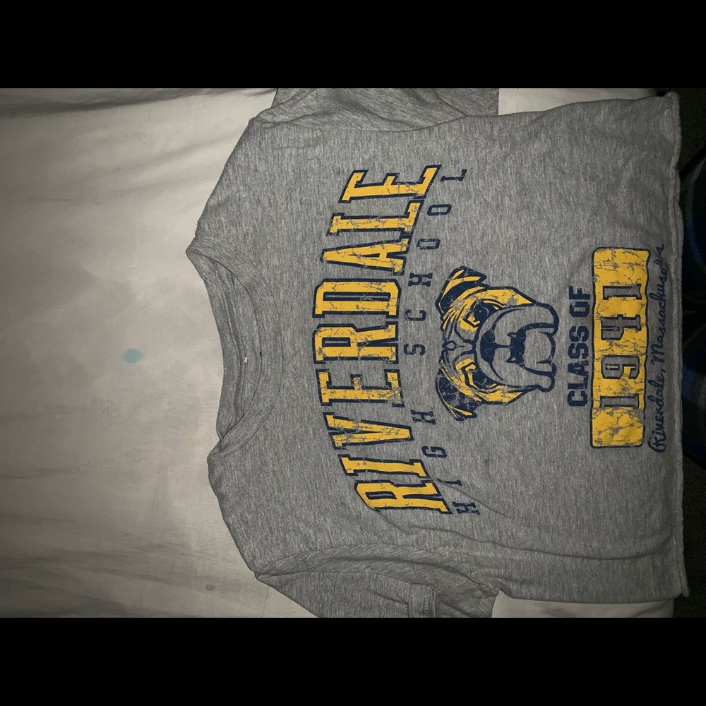 riverdale grey crop top